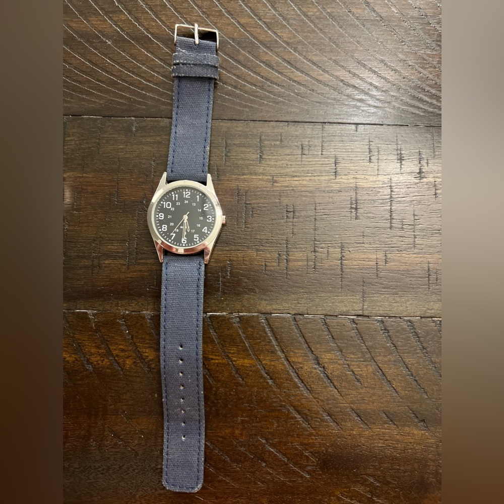 Blue Cloth Watch